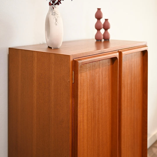 Mid Century Teak Sideboard LP Record Cabinet by Chiswell