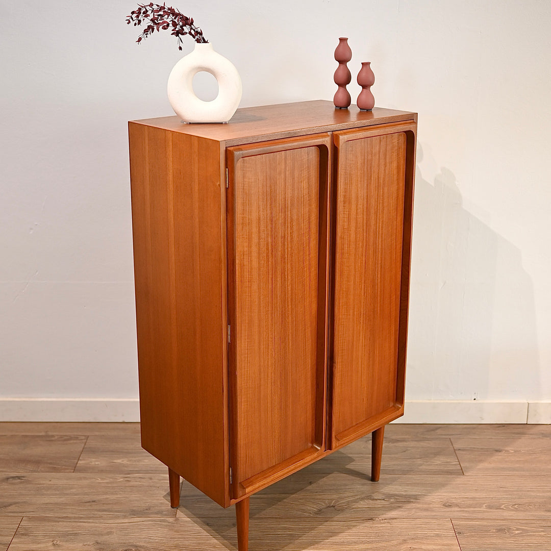 Mid Century Teak Sideboard LP Record Cabinet by Chiswell