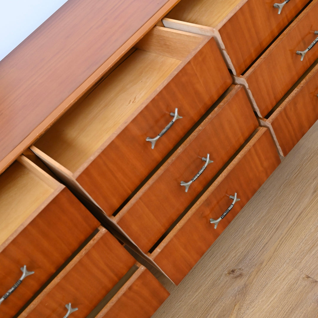 Mid Century Vintage 1960’s Teak Sideboard Dresser Drawers
