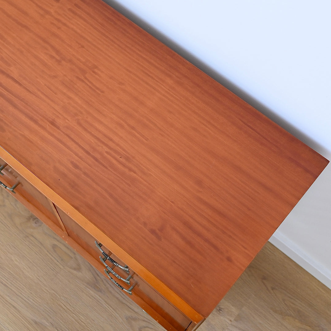 Mid Century Vintage 1960’s Teak Sideboard Dresser Drawers