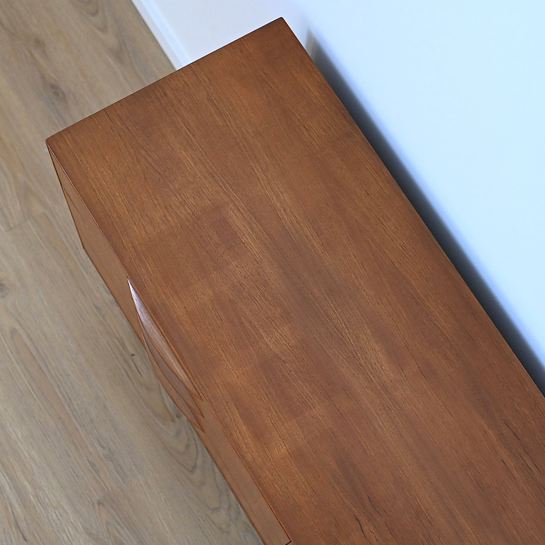 Mid Century Teak Sideboard Dresser Low Boy by Cressy