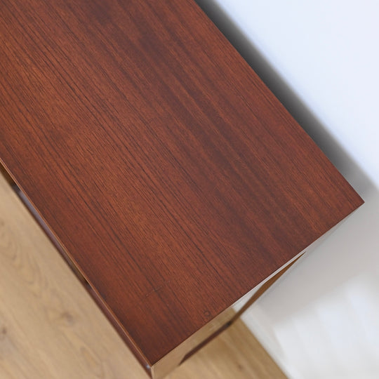 Mid Century Walnut Sideboard Display Cabinet by Chiswell