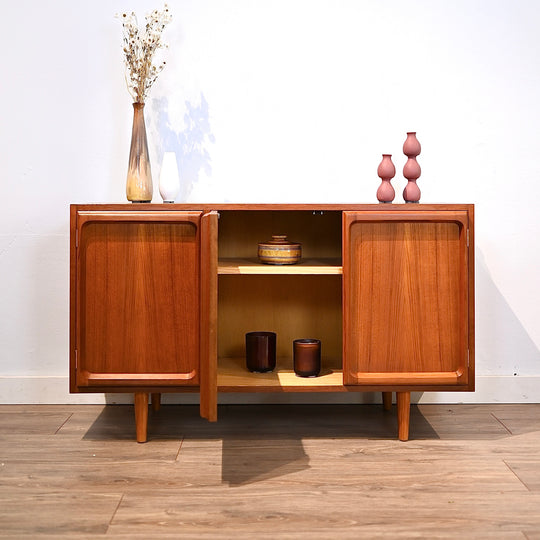 Mid Century Teak Sideboard LP Cabinet by Chiswell