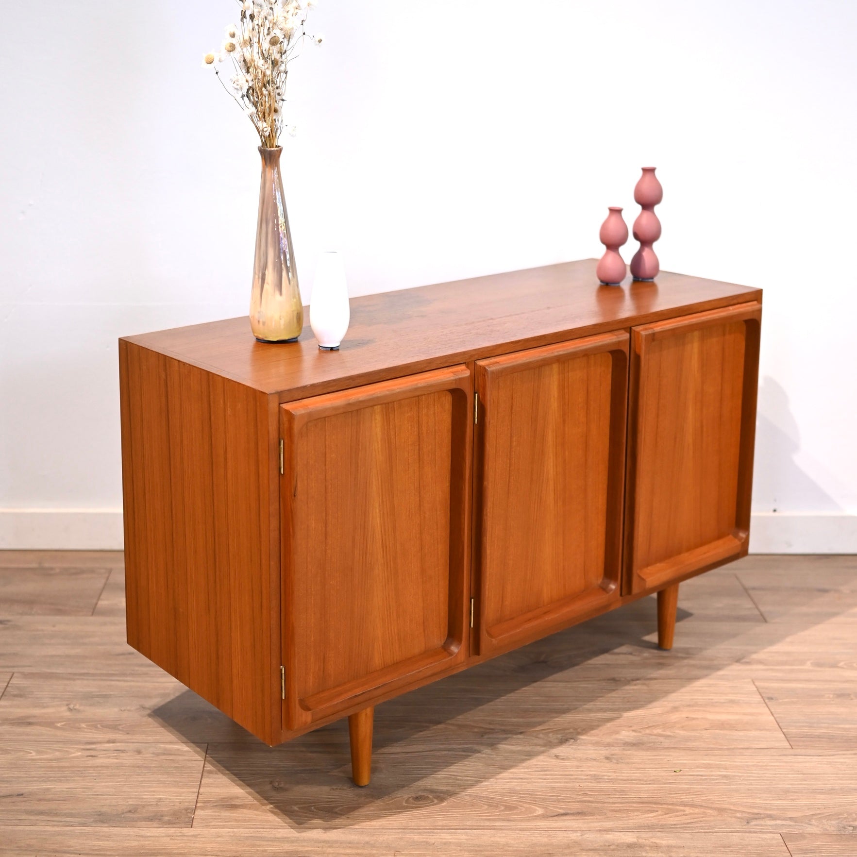 Mid Century Teak Sideboard LP Cabinet by Chiswell