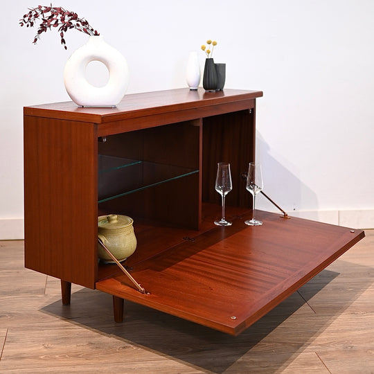 Mid Century Sideboard Bar Cabinet by Noblett