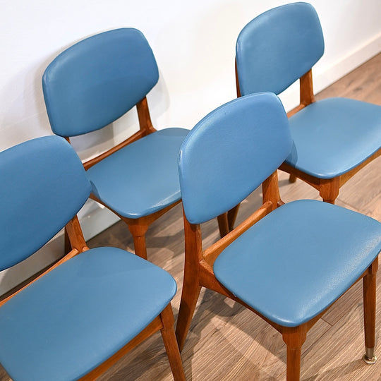 4x Mid Century Retro Dining Chairs by CRO