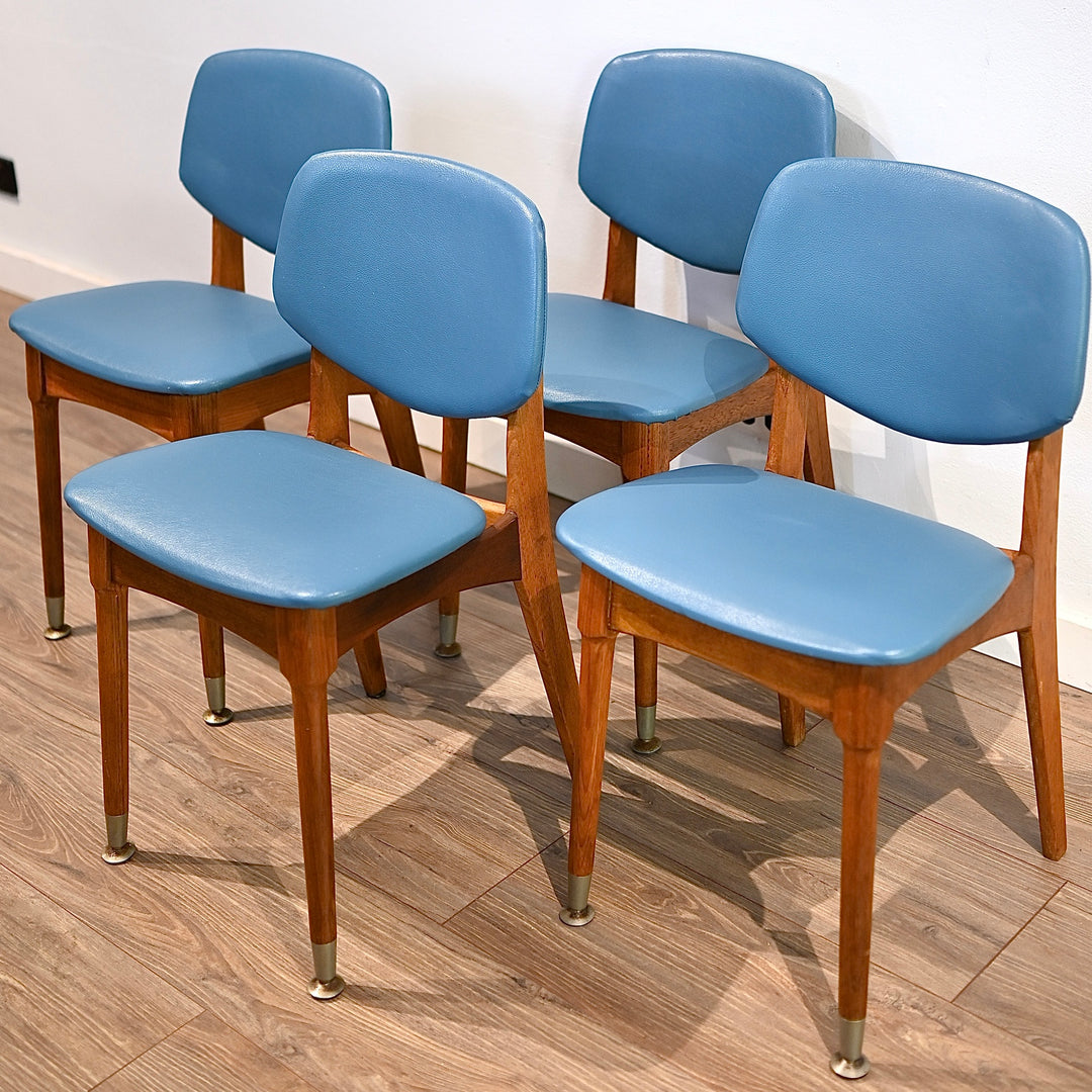 4x Mid Century Retro Dining Chairs by CRO