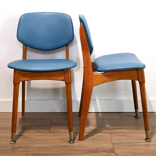 4x Mid Century Retro Dining Chairs by CRO