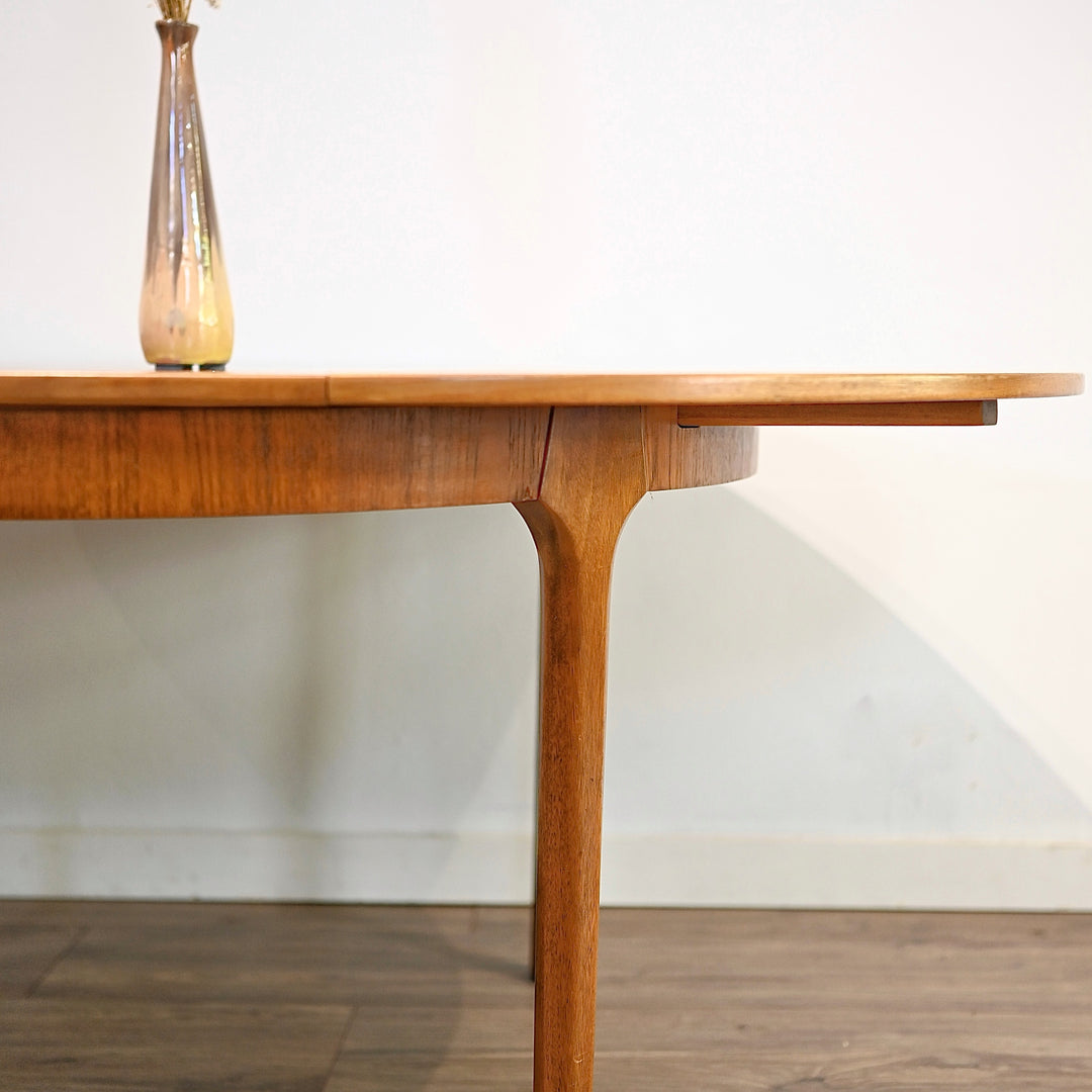 Mid Century Teak Extendable Round Dining Table by McIntosh (UK)