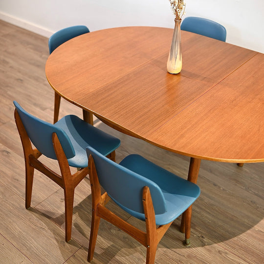 4x Mid Century Retro Dining Chairs by CRO