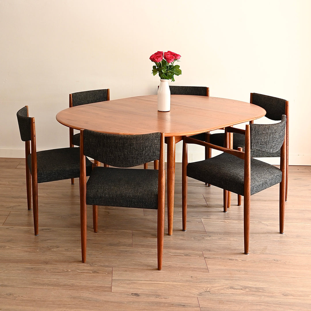 6x Parker Mid Century Teak Dining Chairs