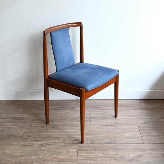 4x Parker Teak T-Back Dining Chairs