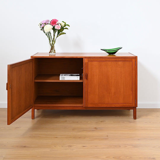 Parker Teak Mid Century Sideboard LP Record Cabinet