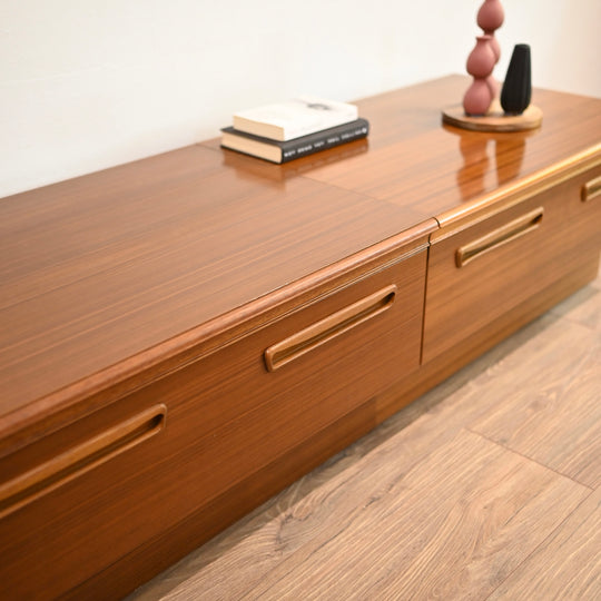 Mid Century Teak modular entertain unit sideboard