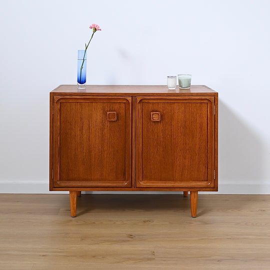 Parker Teak Mid Century Sideboard Record LP Cabinet