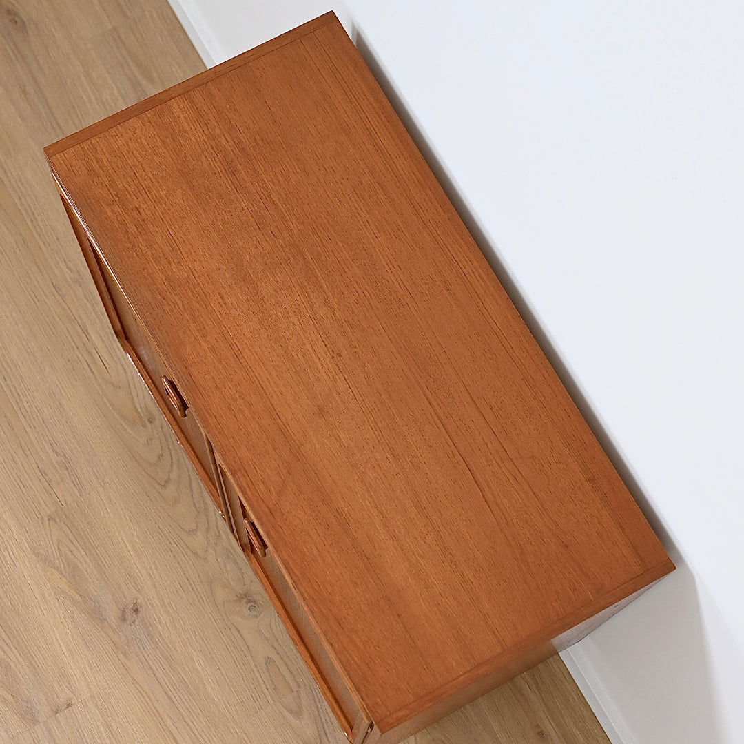 Parker Teak Mid Century Sideboard Record LP Cabinet