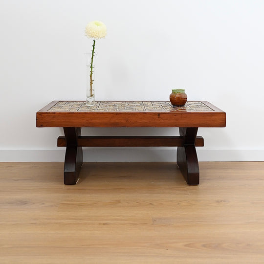 Vintage Tiled Coffee Table