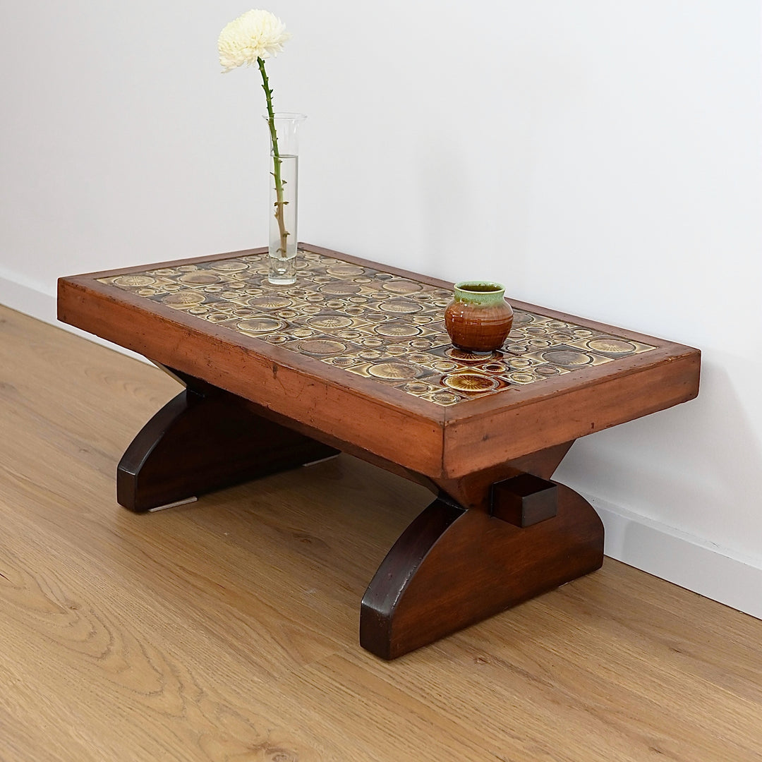 Vintage Tiled Coffee Table