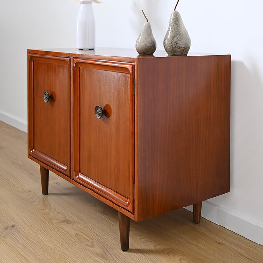 Parker Walnut Mid Century Sideboard Record LP Cabinet