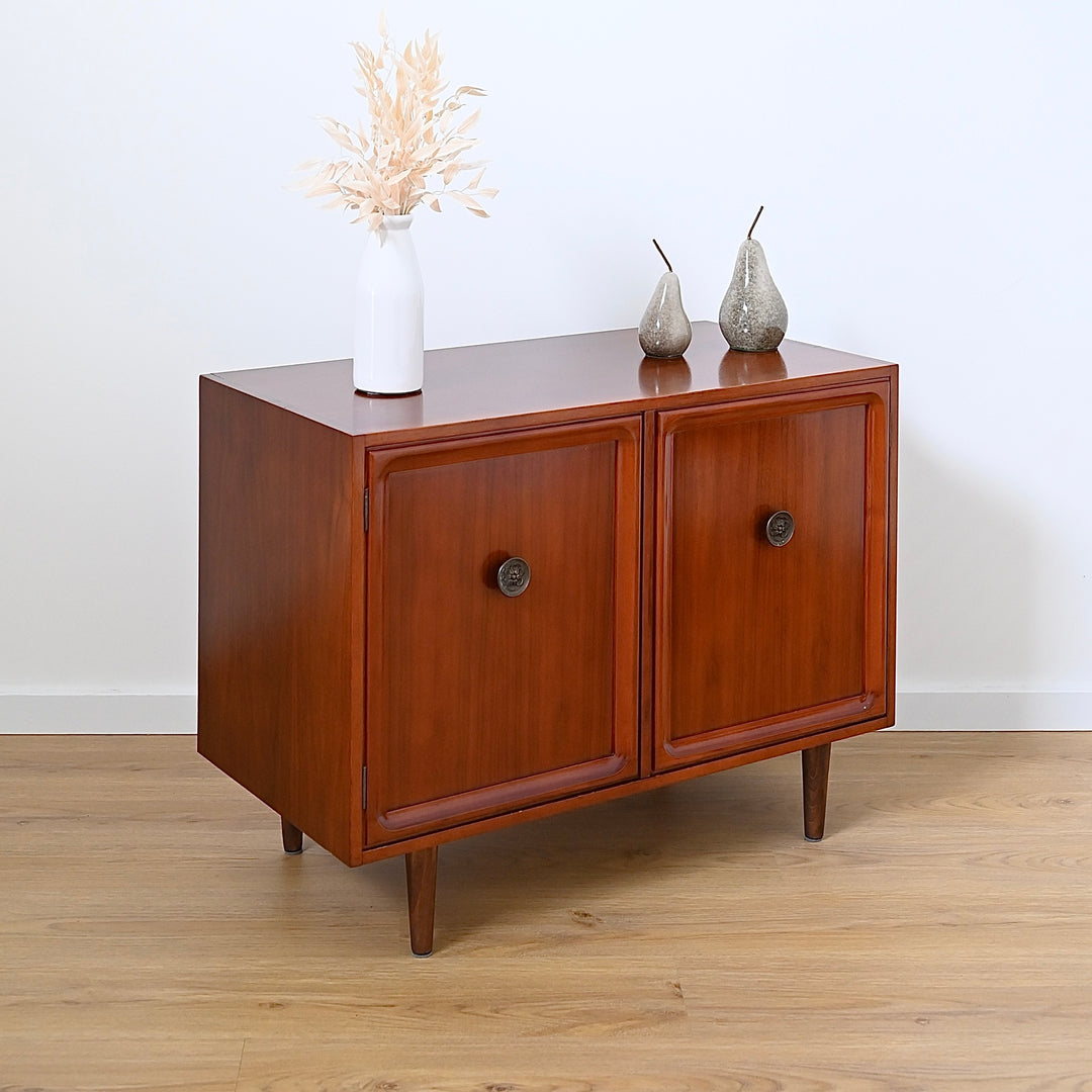Parker Walnut Mid Century Sideboard Record LP Cabinet
