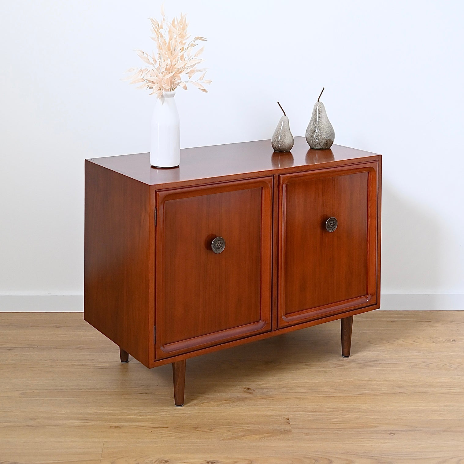 Parker Walnut Mid Century Sideboard Record LP Cabinet
