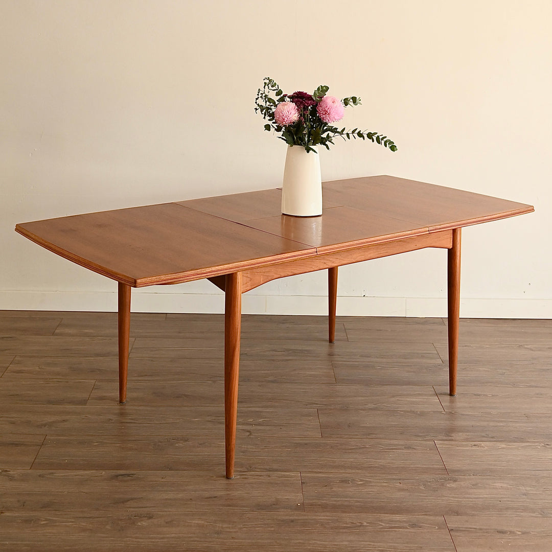 Parker Mid Century Teak Extendable Dining Table