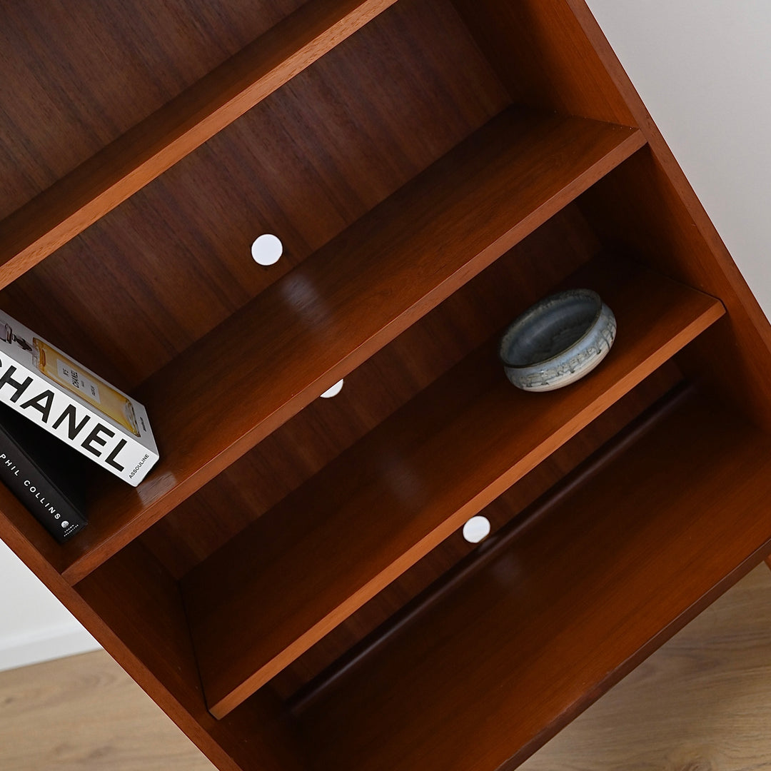Mid Century Teak Bookshelf Bookcase Storage Shelving by Chiswell