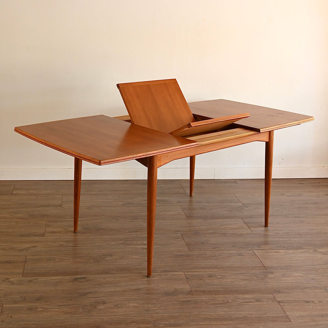 Parker Mid Century Teak Extendable Dining Table