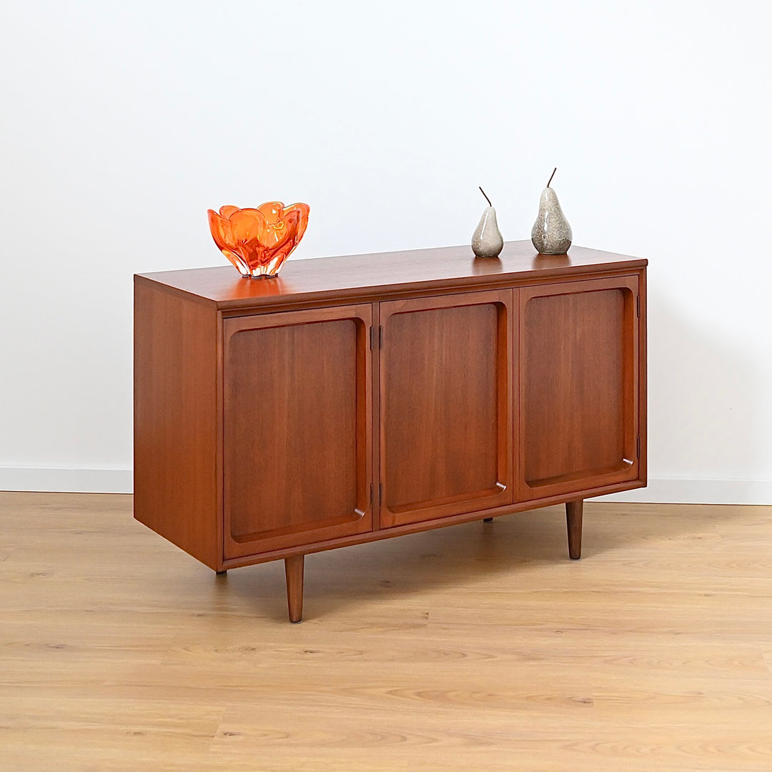 Mid Century Walnut Sideboard LP Record Cabinet by Chiswell
