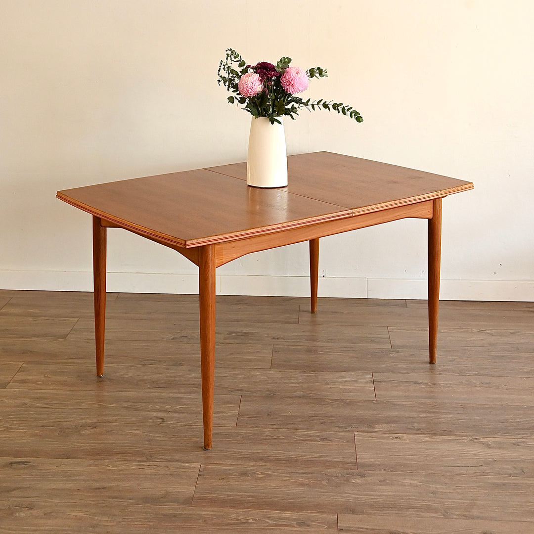 Parker Mid Century Teak Extendable Dining Table
