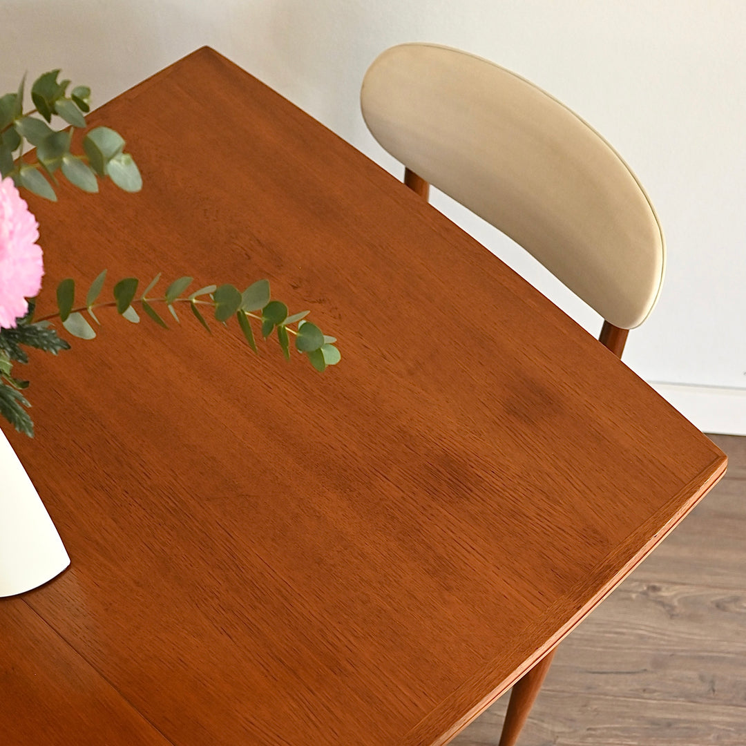 Parker Mid Century Teak Extendable Dining Table