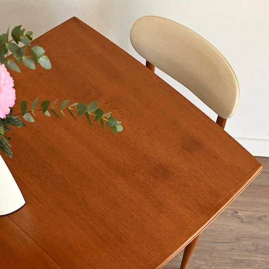 Parker Mid Century Teak Extendable Dining Table