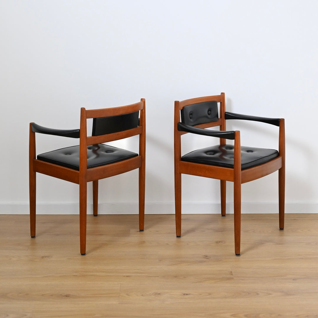 4 x Mid Century Teak Dining Chairs by Chiswell
