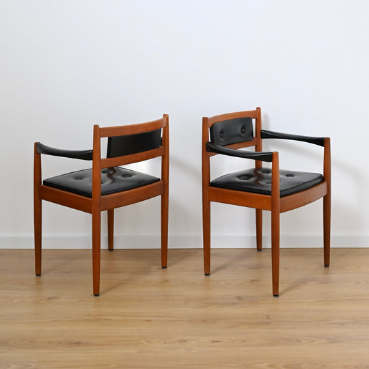 4 x Mid Century Teak Dining Chairs by Chiswell