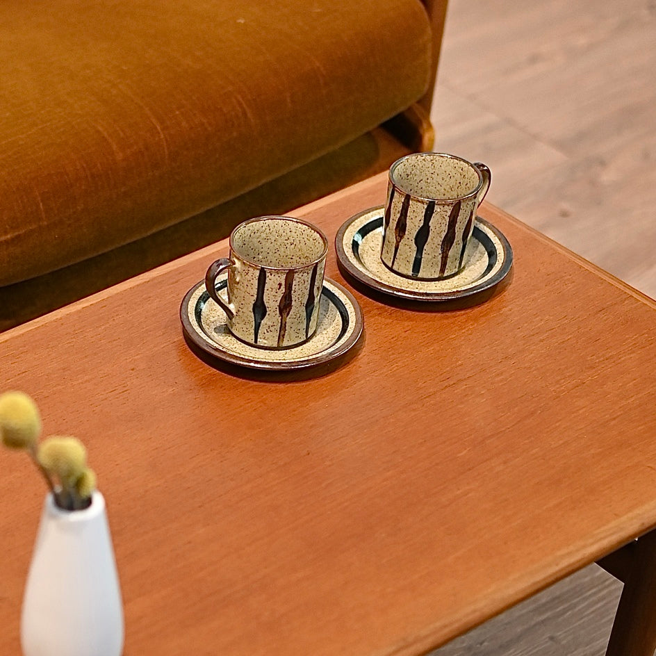 Parker Mid Century Teak Coffee Table with cigar legs Restored Refinished