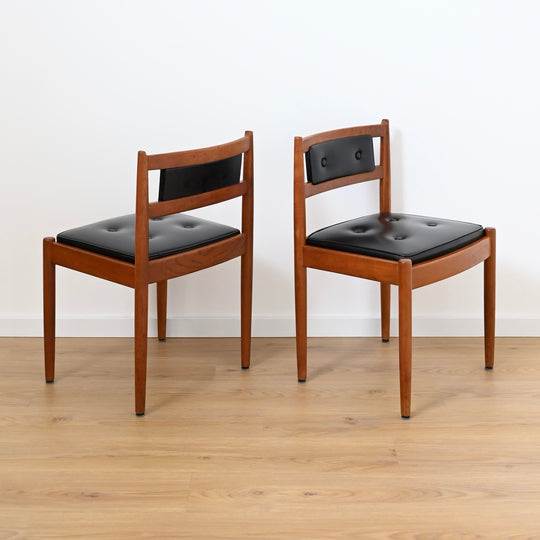 4 x Mid Century Teak Dining Chairs by Chiswell