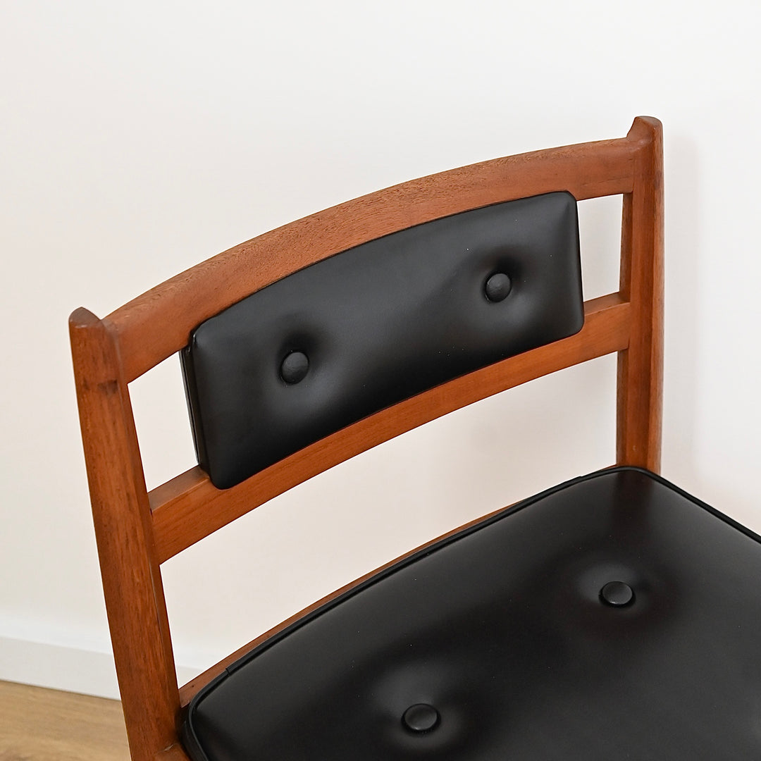 4 x Mid Century Teak Dining Chairs by Chiswell