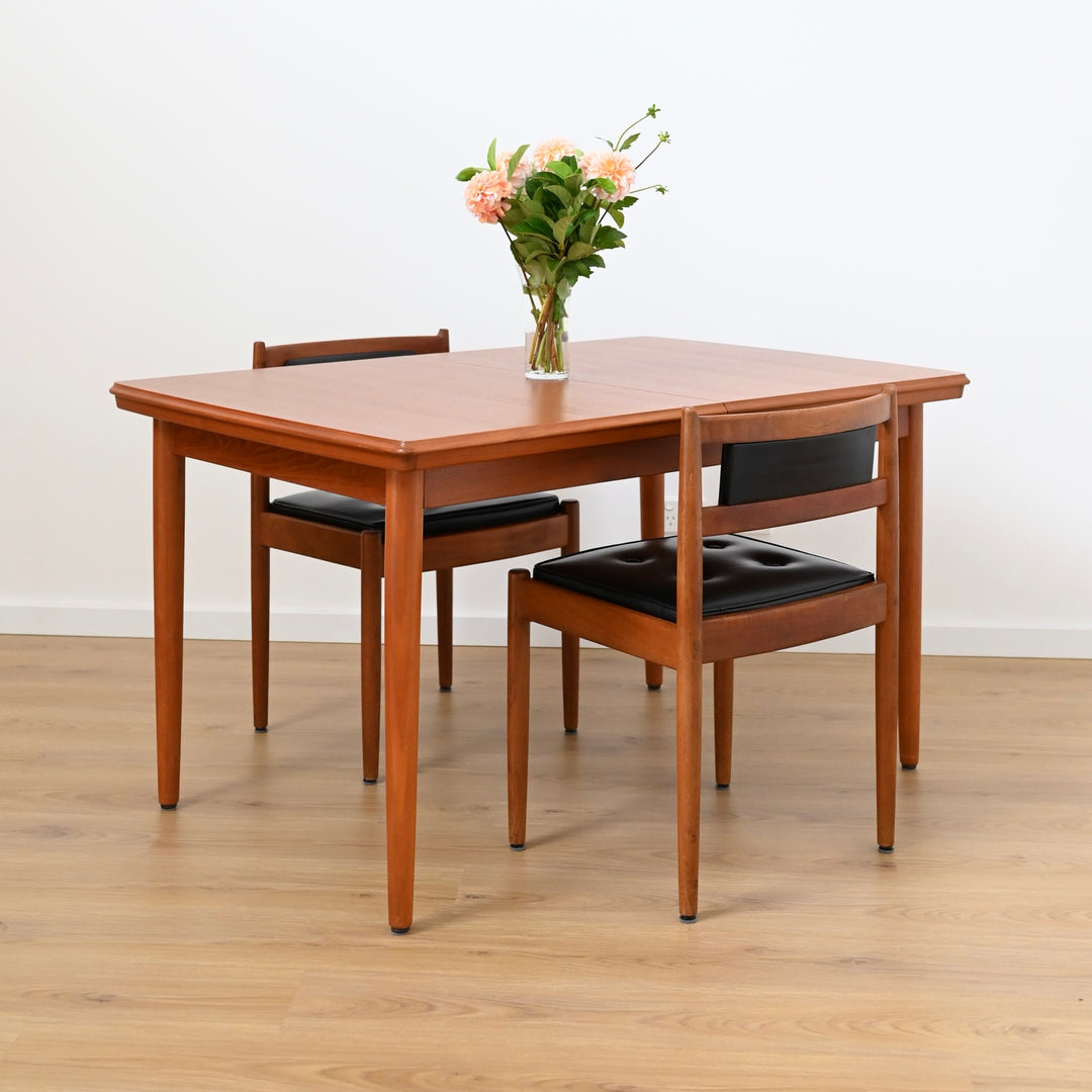4 x Mid Century Teak Dining Chairs by Chiswell