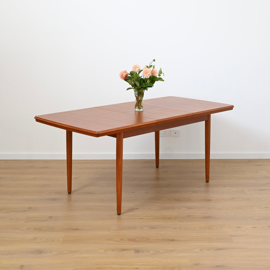 Mid Century Teak Extendable Dining Table by Chiswell