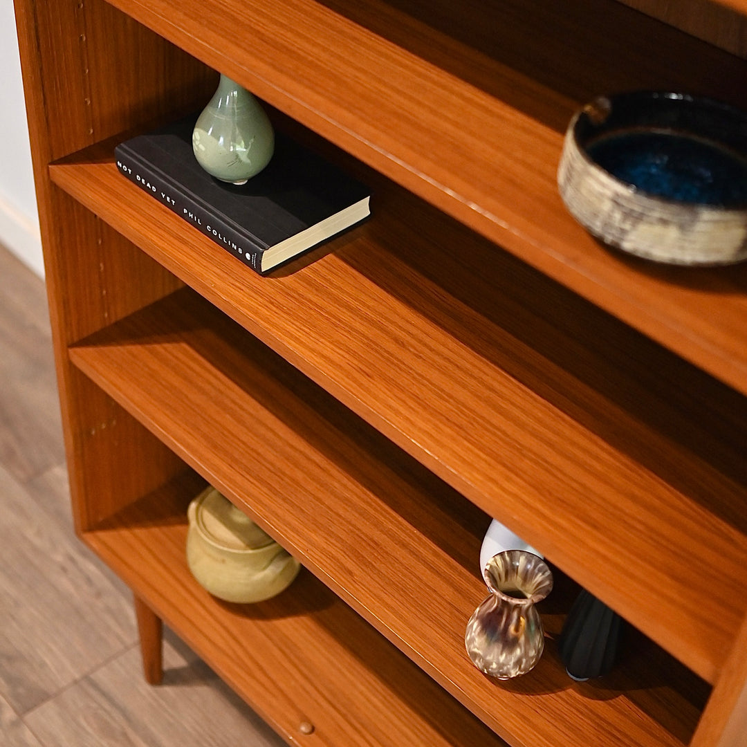 Mid Century Teak Bookshelf Bookcase by Burgess