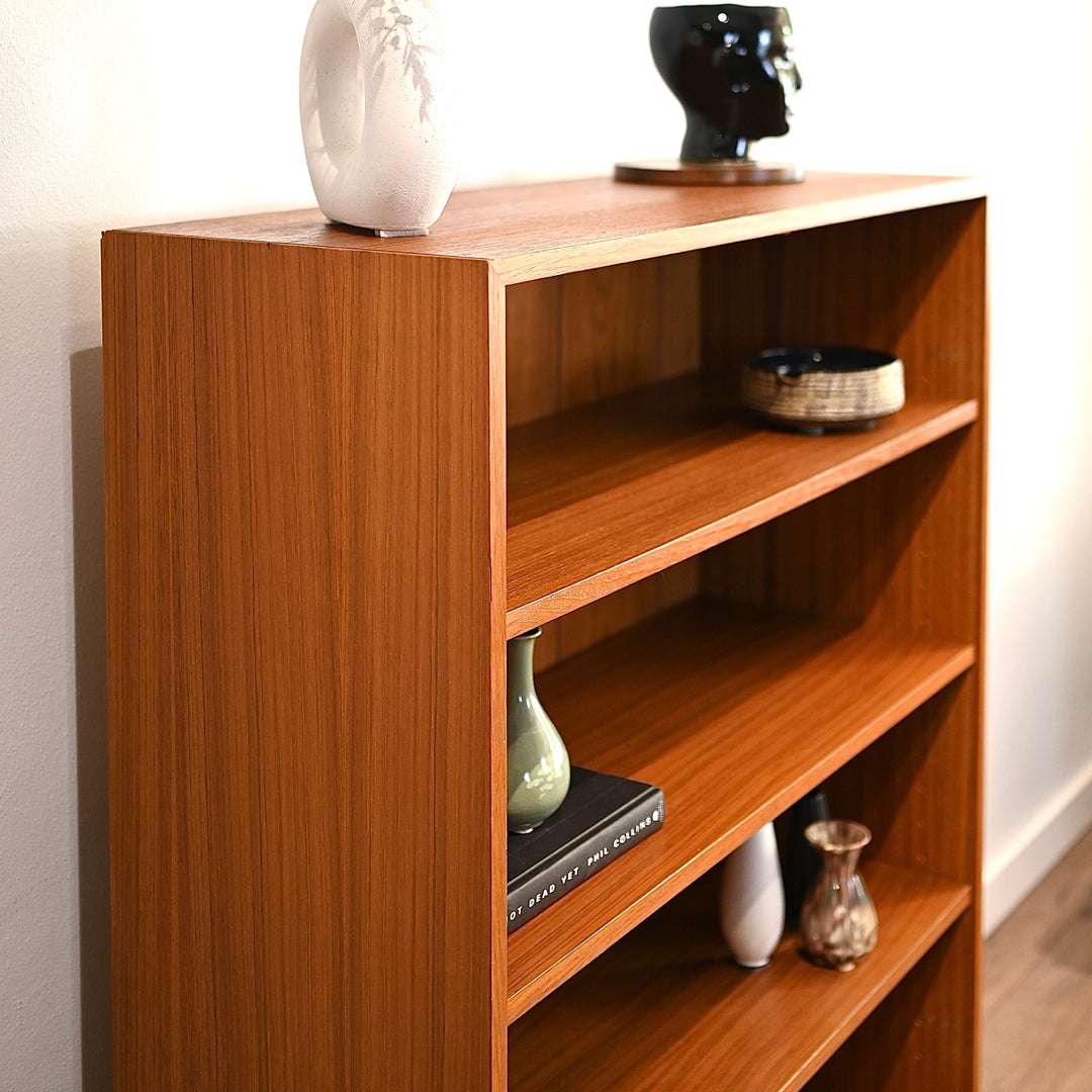 Mid Century Teak Bookshelf Bookcase by Burgess