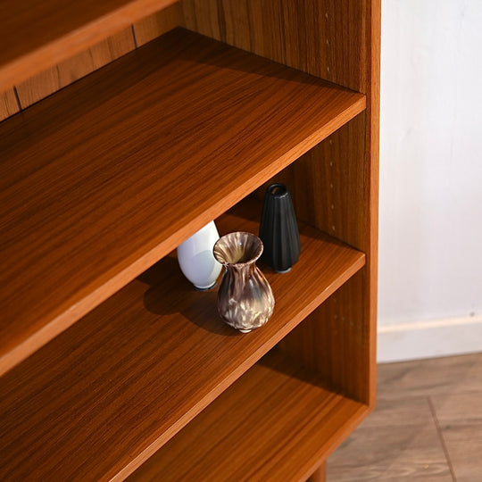 Mid Century Teak Bookshelf Bookcase by Burgess