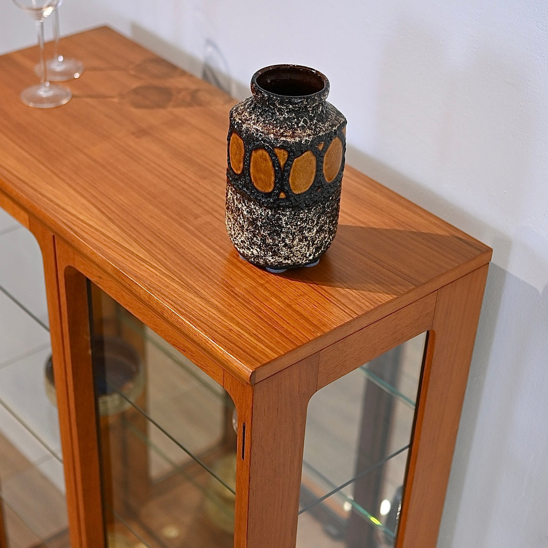 Mid Century Teak Sideboard Display Cabinet by Chiswell