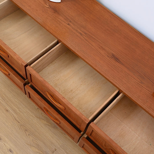 Mid Century Teak Sideboard Dresser Drawers Lowboy by Berryman