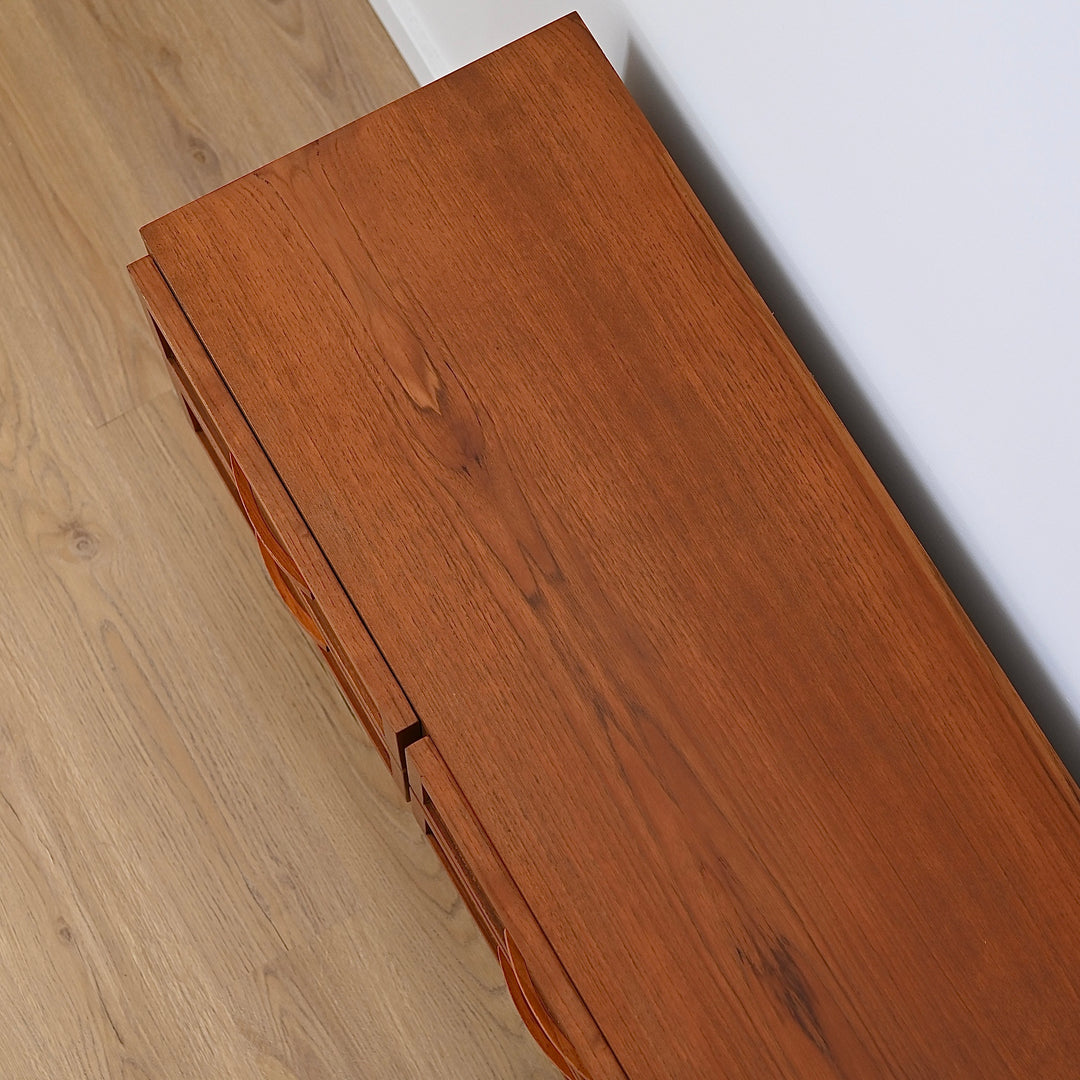 Mid Century Teak Sideboard Dresser Drawers Lowboy by Berryman