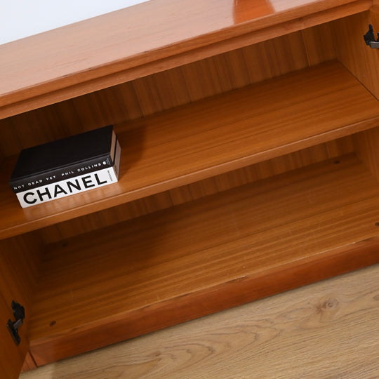 Mid Century Teak Sideboard LP Record Cabinet by Chiswell