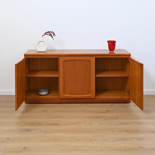Mid Century Teak Sideboard LP Record Cabinet by Chiswell