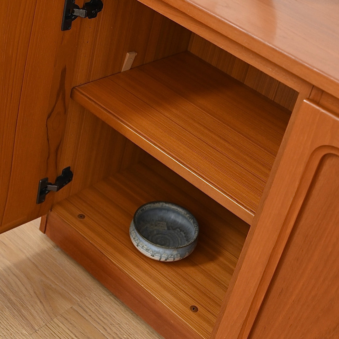 Mid Century Teak Sideboard LP Record Cabinet by Chiswell