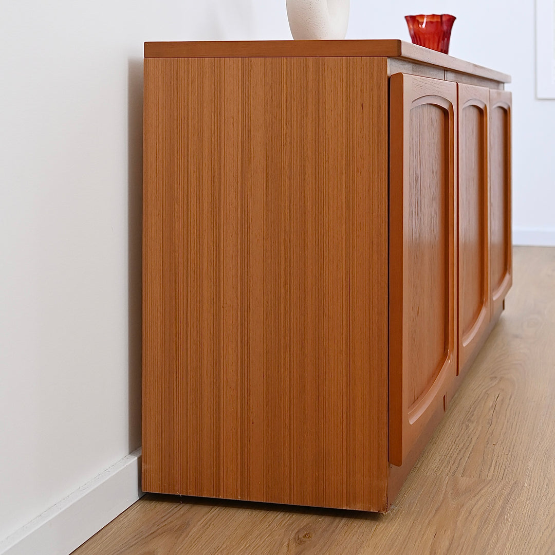 Mid Century Teak Sideboard LP Record Cabinet by Chiswell