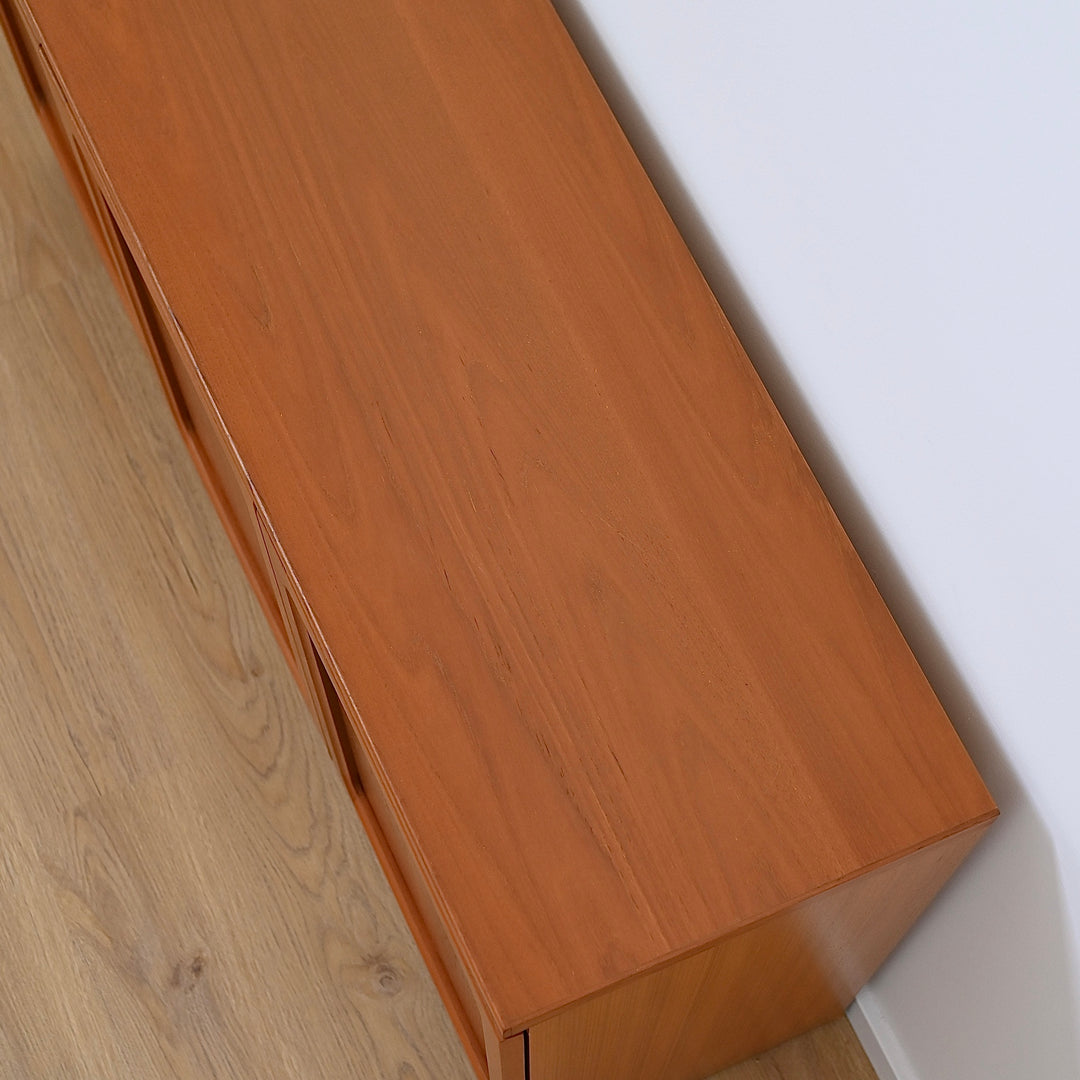 Mid Century Teak Sideboard LP Record Cabinet by Chiswell